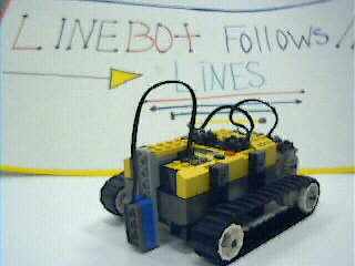 Bob Comer's LineBot, a line-following robot.