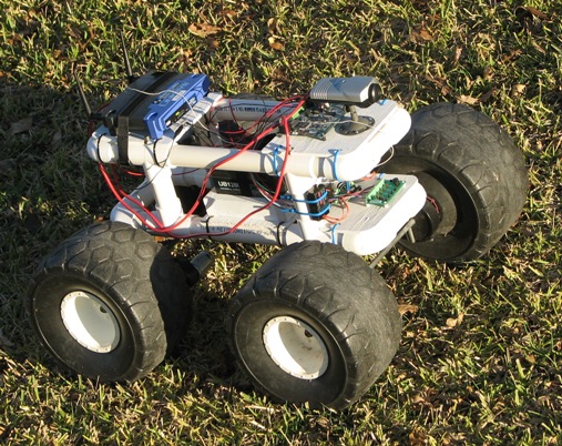 Bob Comer's surveillance robot with telepresence