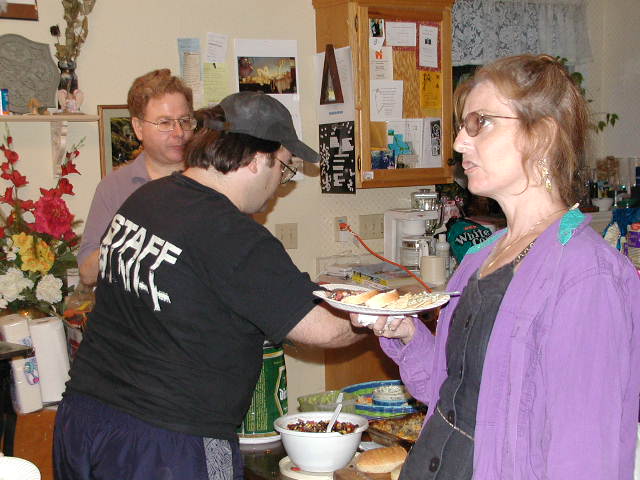 Tom Morin (l), Tom Davidson (c), and Tami Friedman (r)