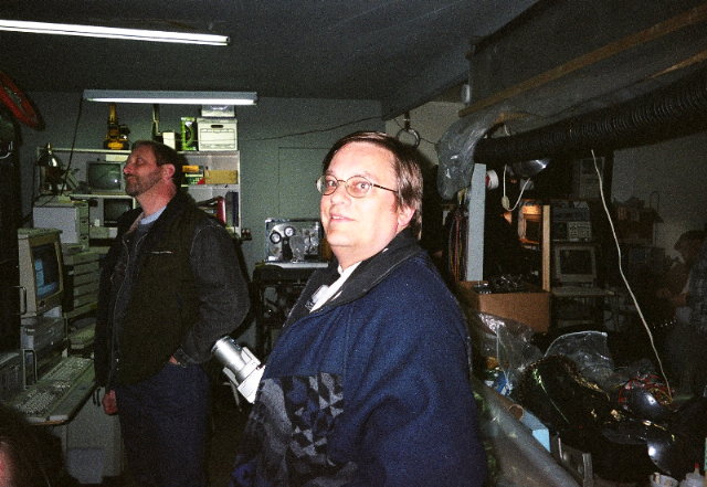 Eric Lundquist (foreground) and Kevin Derichs