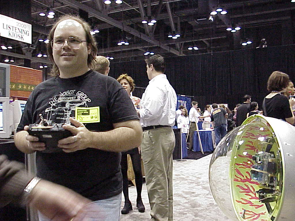 Tom Davidson, co-creator of EyeBot @ SXSW 2000