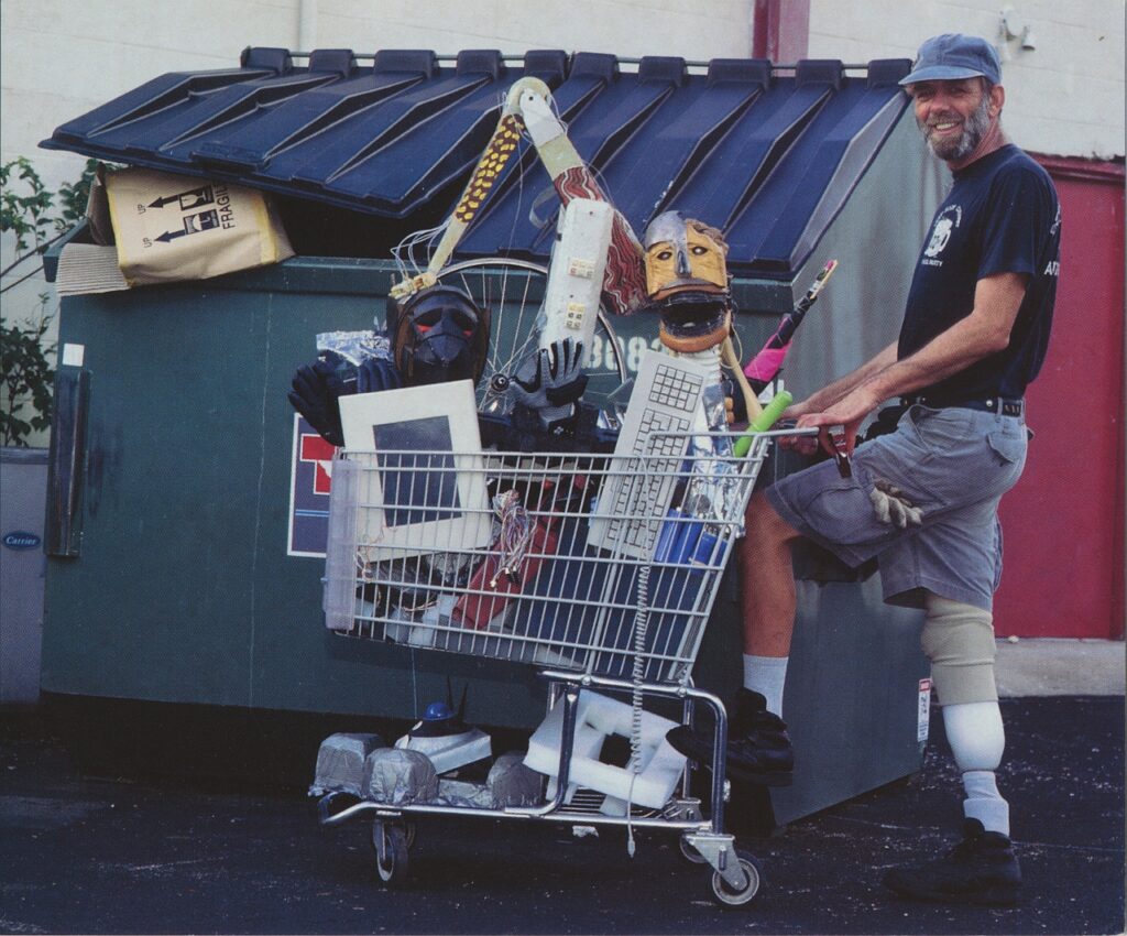 Front side of a postcard marketing RoboFest 7 held at Dobie Mall September 14-15, 1996.